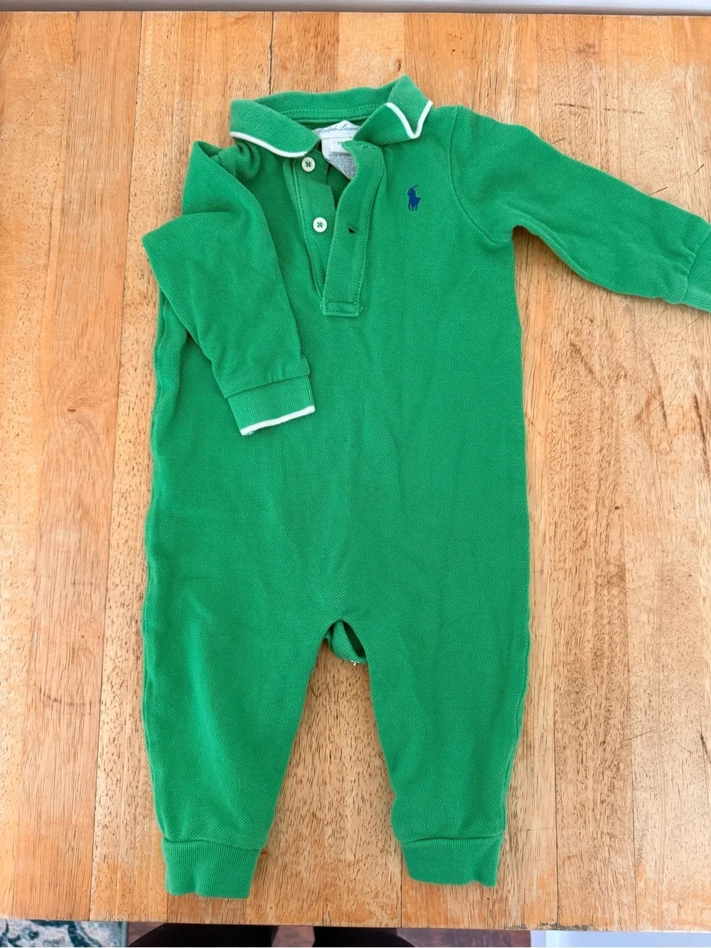 Ralph Lauren Kelly Green Polo One-Piece